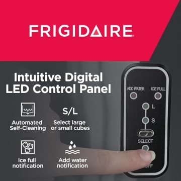 Frigidaire EFIC103 Black Stainless Steel Ice Maker