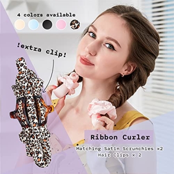 Heatless Curling Rod Silk Headband for Gorgeous Waves