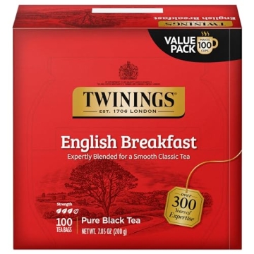 Twinings English Breakfast Tea 100 Count Bags