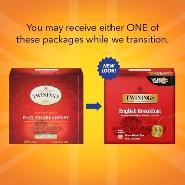 Twinings English Breakfast Tea 100 Count Bags