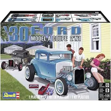 Revell 1930 Ford Model 'A' Coupe 2'N1 Building Kit - 154 Pieces