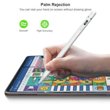 Stylus Pen for iPad - Palm Rejection & USB-C Charging