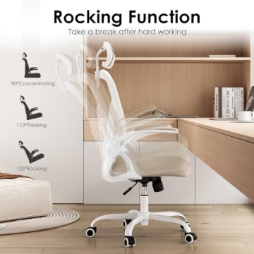 Farini Ergonomic Office Chair with Headrest for Comfort