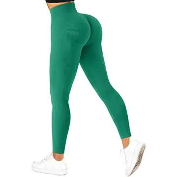 Top Quality Ribbed Seamless Leggings for Women
