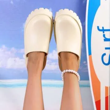 HoEase Women's Cushioned Flatform Casual Sandals