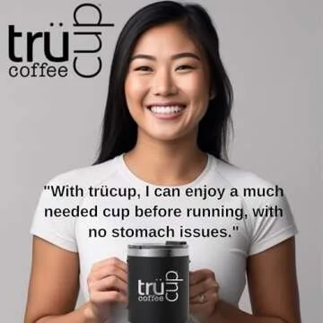 trücup Low Acid Coffee - Medium Roast - 48 Count Single Serve Recyclable Coffee Pods- Smooth, Medium Roast- Can Be Gentle on the Stomach (Medium, 48)