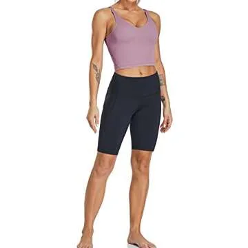 Oalka Longline Padded Sports Bra for Women