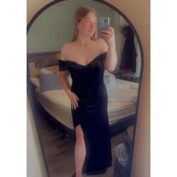 Elegant benoui Velvet Corset Wedding Guest Dress