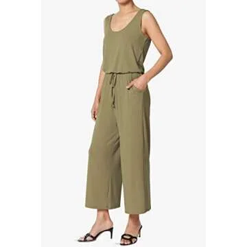 TheMogan Sleeveless Jumpsuit - Chic & Comfortable Wear