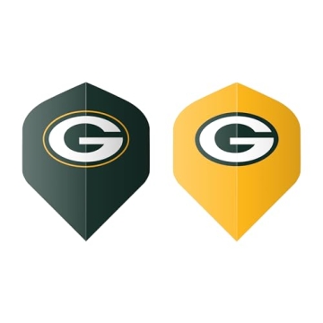 Imperial Green Bay Packers Wooden Dartboard Cabinet Set