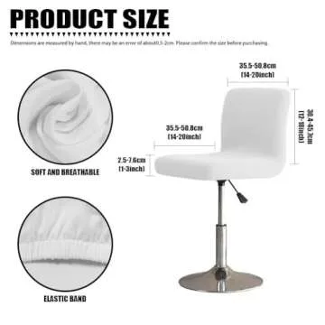 Stylish Psesaysky Cow Bar Stool Seat Covers for Protection