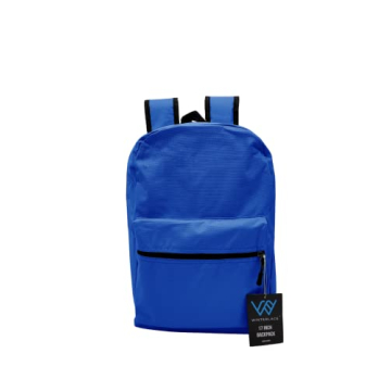 48 Pack Backpacks - Bulk Zippered Bags for Any Occasion