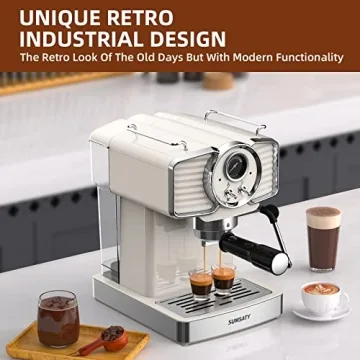 Buy SUMSATY Espresso Machine - Retro 20 Bar Coffee Maker