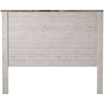 Ashley Willowton Farmhouse Headboard Whitewash - Queen