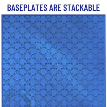 Strictly Briks 12 Pack Stackable Base Plates for Lego