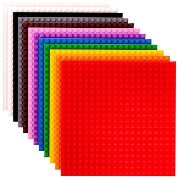 Strictly Briks 12 Pack Stackable Base Plates for Lego