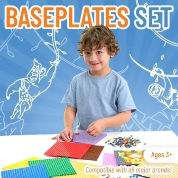 Strictly Briks 12 Pack Stackable Base Plates for Lego