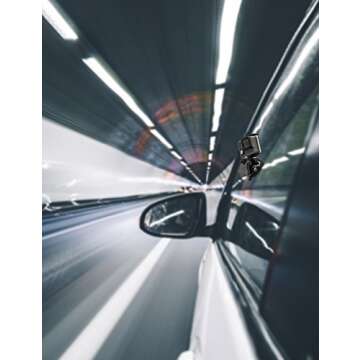 Kolasels 1/4 Thread Car Windshield Camera Mount for Apply GoPro Hero 9/8/7/6/5/4/3+/3/2/1