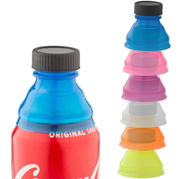 Clear Soda Can Lids 6 Pack Ideal for Sodas and Juices