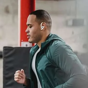 DamonLight Ear Hooks 2 Pairs for AirPods Pro 2 & 1, AirPods 4 & 3 & 2 & 1, Airpod Ear Hook, Anti-Slip Comfortable Fit, Ergonomic Design, AirPods Accessories (Small, White)