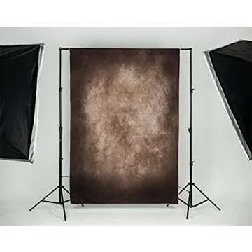 Kate 5x7ft Brown Portrait Backdrops Vintage Brown Backgrounds for Professional Photography Studio