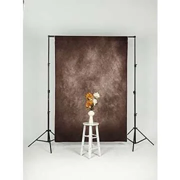 Kate 5x7ft Brown Portrait Backdrops Vintage Brown Backgrounds for Professional Photography Studio