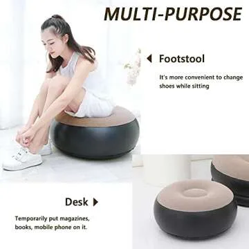 ptlsy Inflatable Lounge Chair for Adults with Pump