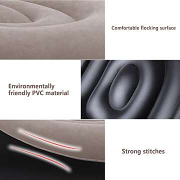 ptlsy Inflatable Lounge Chair for Adults with Pump