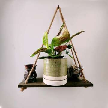 HERDUK 6 Inch Plant Pots, Ceramic Planter Pot with Drainage Hole & Saucer, Indoor/Outdoor Cylinder R...