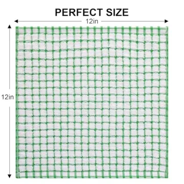 Kitinjoy 8 Pack Cotton Kitchen Dish Cloths - Super Soft