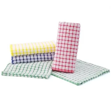Kitinjoy 8 Pack Cotton Kitchen Dish Cloths - Super Soft