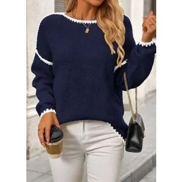 KIRUNDO Oversized Women’s Sweater for Fall and Winter