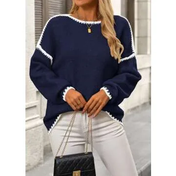 KIRUNDO Oversized Women’s Sweater for Fall and Winter