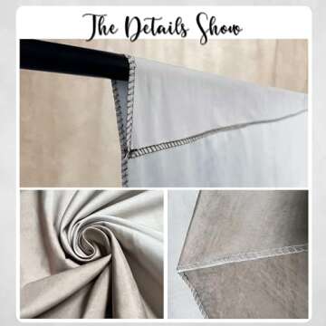 Haboke Abstract Professional Photography Backdrop for Portrait Photo Props Booth Background Photoshoot Studio with Ployester Fabric Roller Pocket on Top (8x10ft,Beige)