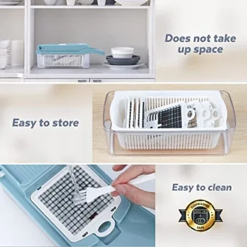 Pro 14 in 1 Vegetable Chopper with 8 Blades