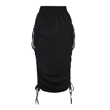 Voghtic Camo Skirts High Waisted Ruched with Pockets