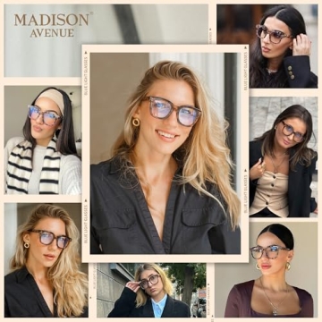 Madison Avenue Women's Blue Light Glasses for Style & Comfort