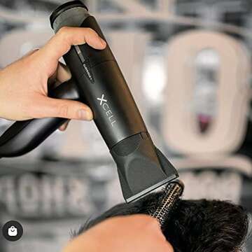 GAMMA+ XCell Professional Ultra-Lightweight Hair Dryer Digital Motor Ionic Technology Whisper Quiet ...