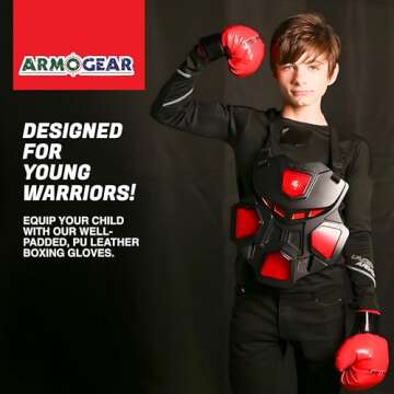 ArmoGear Kids Boxing Gloves | Safe & Lightweight for Kids