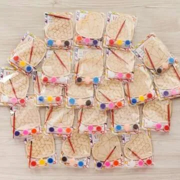 Valentines Day Gifts for Kids - 28 PCS Valentines Cards School with Art Supplies - Heart Mosaic Barn Quilt Painting Craft Kits - for Classroom Kids Boys Girls Gifts Exchanges - Valentines Party Favors