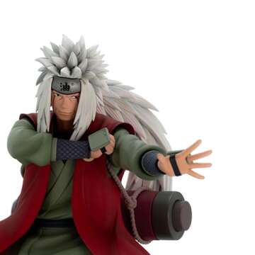 ABYSTYLE Studio Naruto Shippuden Jiraya 7.5" Tall SFC Collectible PVC Figure Statue Anime Manga Figurine Home Room Office Décor Gift