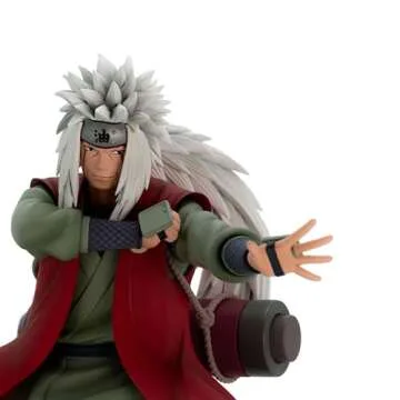 ABYSTYLE Studio Naruto Shippuden Jiraya 7.5" Tall SFC Collectible PVC Figure Statue Anime Manga Figurine Home Room Office Décor Gift