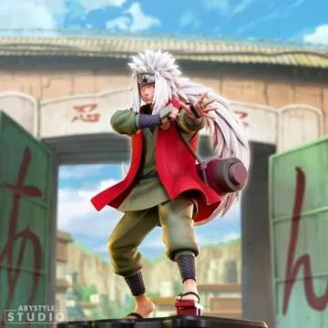 ABYSTYLE Studio Naruto Shippuden Jiraya 7.5" Tall SFC Collectible PVC Figure Statue Anime Manga Figurine Home Room Office Décor Gift
