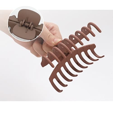 Strong Hold Hair Claw Clips for Thick Hair - 4pcs