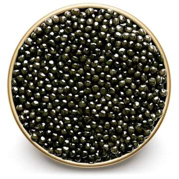 MARKY’S Siberian Sturgeon Royal Caviar - 1 oz Premium Black Roe Malossol