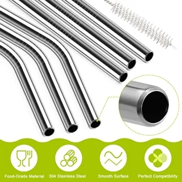 Stainless Steel Straws for Stanley Tumblers - Eco-Friendly
