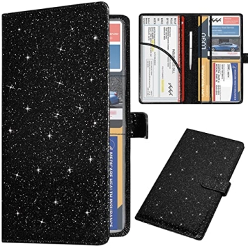 DMLuna Car Registration Insurance Holder - Stylish Organizer