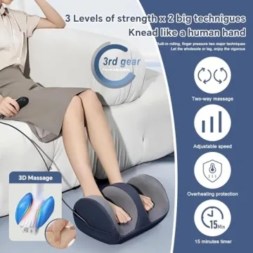 Discover the Cordless Shiatsu Foot Massager for Relaxation