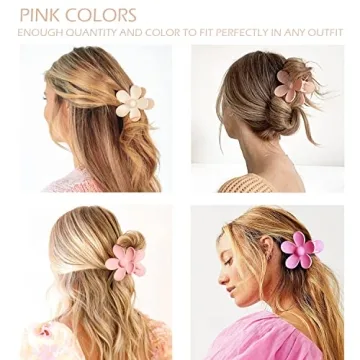 Large Hair Claw Clips - 12-Pack Strong Hold & Style