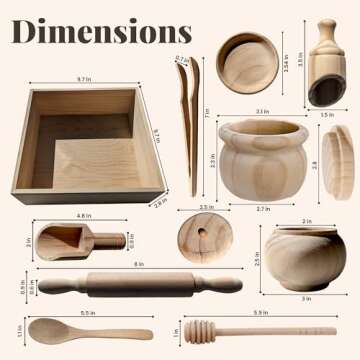 Montessori Sensory Bin for Kids Age 3 Plus, Skill-Building Tools